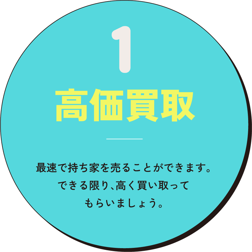 高価買取　最速で持ち家を売ることができます。できる限り、高く買い取ってもらいましょう。