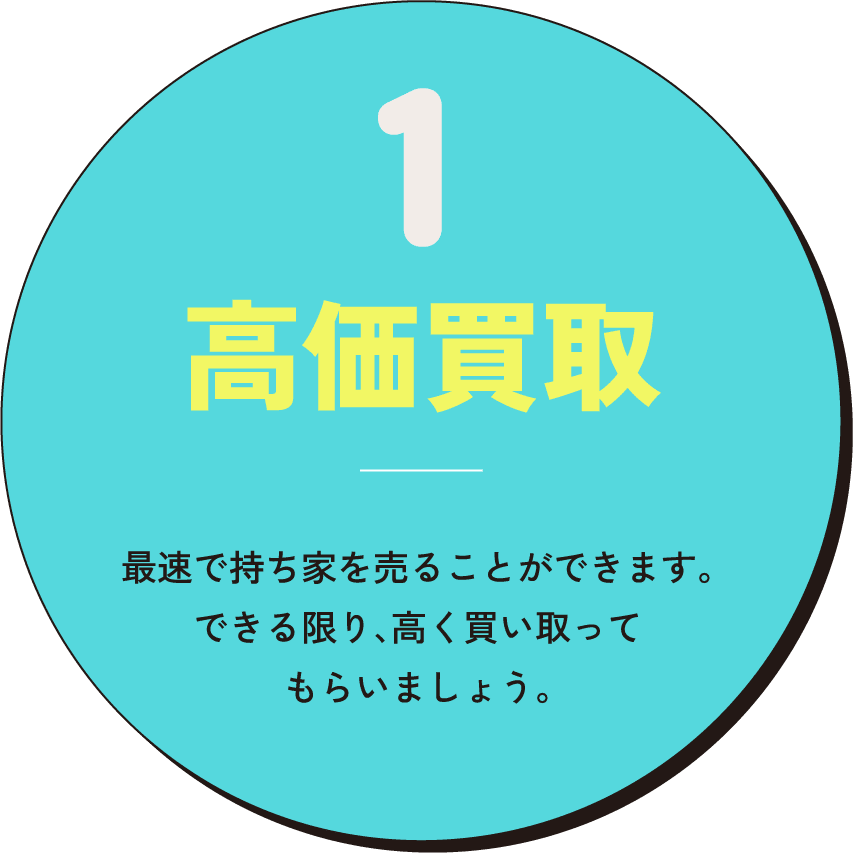 高価買取 最速で持ち家を売ることができます。できる限り、高く買い取ってもらいましょう。